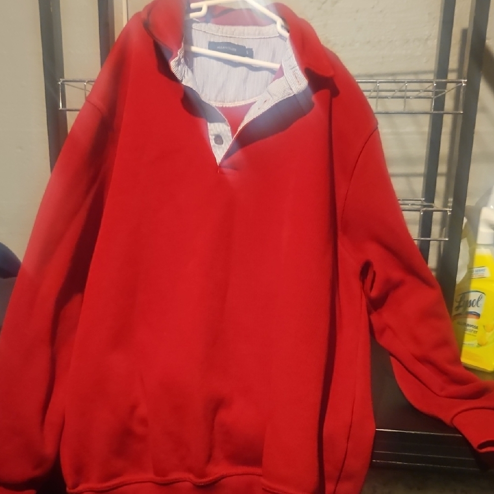 Red Pullover Sweatshirt